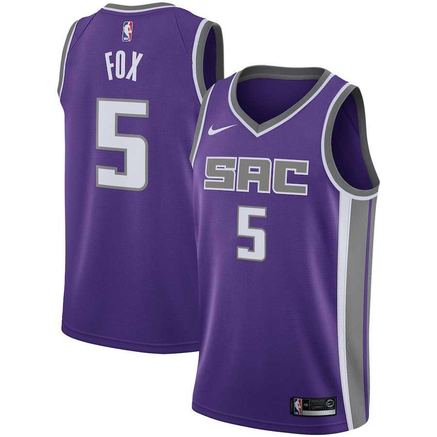 Kings 5 De'Aaron Fox Purple Nike Swingman Jersey Dzhi,We sell and wholesale Kings 5 De'Aaron Fox Purple Nike Swingman Jersey Dzhi on line form chian!